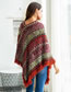 Fashion Multi-color Tassel Decorated Color Matching Sweater
