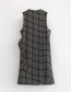 Elegant Black V Neckline Design Sleeveless Long Vest
