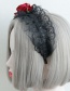 Fashion Claret Red Flower Shape Decorated Hairband