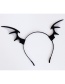 Fashion Black Bat Shape Decorated Hairband