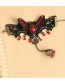 Fashion Red+black Butterfly Shape Decorated Bracelet