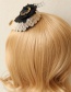 Fashion Black Flower Shape Decorated Hair Accessories