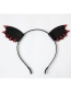Fashion Black+red Bat Shape Decorated Hairband