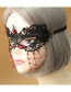 Fashion Black Tassel Decorated Mask