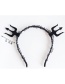 Fashion Black Pure Color Decorated Hairband