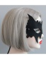 Fashion Black Pure Color Decorated Mask