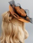 Fashion Yellow Hat Shape Design Hair Accessories