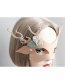 Fashion Khaki Deer Shape Decorated Mask