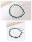 Elegant Silver Color Round Shape Decorated Double Layer Anklet