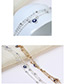 Elegant Silver Color Cartoon Eyes Decorated Multi-layer Anklet
