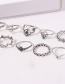 Fashion Silver Color Hollow Out Design Rings Sets