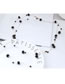 Fashion Black Pure Color Decorated Double Layer Necklace