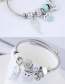 Fashion Gray Owl Shape Decorated Bracelet