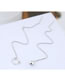 Elegant Silver Color Ball Pendant Decorated Pure Color Earrings