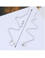 Elegant Silver Color Ball Pendant Decorated Pure Color Earrings