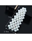 Fashion Silver Color+white Full Pearl Decorated Hair Clip