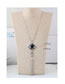 Fashion Gray Square Shape Decorated Necklace