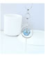 Fashion Blue+silver Color Bead Decorated Necklace