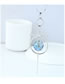 Fashion Blue+silver Color Bead Decorated Necklace