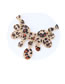 Elegant Brown Leopard Pattern Decorated Necklace