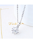 Elegant Gold Color Diamond Decorated Pure Color Necklace