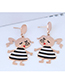 Fashion Rose Gold Pig Shape Decorated Earrings