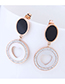 Fashion Red Hollow Out Design Round Shape Earrings