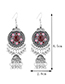 Sweet Red+pink Bells Pendant Decorated Long Earrings