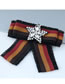 Fashion Multi-color Star Shape Decorated Bowknot Brooch