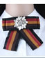 Fashion Multi-color Flower Shape Decorated Bowknot Brooch