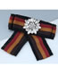 Fashion Multi-color Flower Shape Decorated Bowknot Brooch