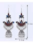 Fashion Blue Geometric Shape Decorated Earrings