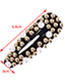 Fashion Silver Color Pearl Decorated Hair Clip