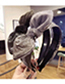 Fashion Gray Bowknot Shape Decorated Hair Hoop