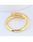 Fashion Gold Gold Hoop Ring

