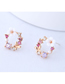 Fashion Color Butterfly&flower Shape Earrings