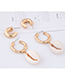 Fashion Gold Sea Shell Combination Earrings