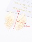 Fashion Gold Color Hollow Out Deisgn Butterfly Shape Earrings