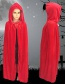Fashion Red Pure Color Decorated Cosplay Costume(l)