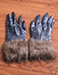 Fashion Navy Pure Color Decorated Cosplay Gloves