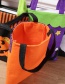 Fashion Orange Spider Pattern Decorated Cosplay Bag