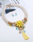 Fashion Yellow Flower Shape Decorated Jewelry Sets