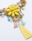 Fashion Yellow Flower Shape Decorated Jewelry Sets