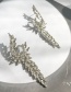 Fashion Champagne Full Diamond Decorated Earrings