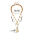 Fashion Gold Color Pure Color Decorated Multi-layer Necklace