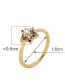 Fashion Gold Color Star Shape Design Ring