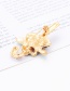Fashion Gold Color Bell Shape Decorated Brooch