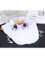 Fashion White Ladybug Shape Decorated Fake Collar