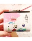 Fashion White Feather Pattern Decorated Wallet
