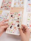 Fashion Multi-color Letter Shape Decorated Sticker